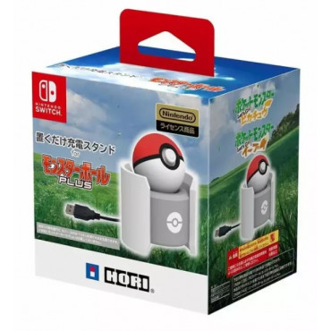 Hori Switch Plus Pokemon Let's Go Ball Controller Charger Stand Dock 