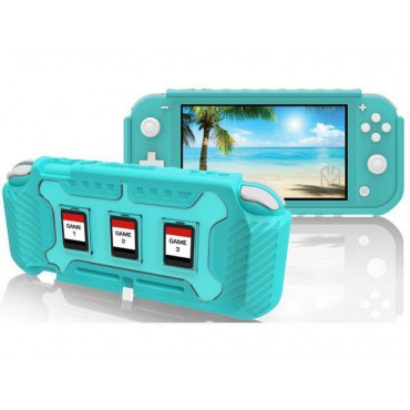 Tiny Bee Armor Case And Game Organizer for Nintendo Switch Lite  (Turquoise)