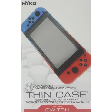 Nintendo Switch Nyko Thin Case + Tempered Glass Screen Protector (Neon)